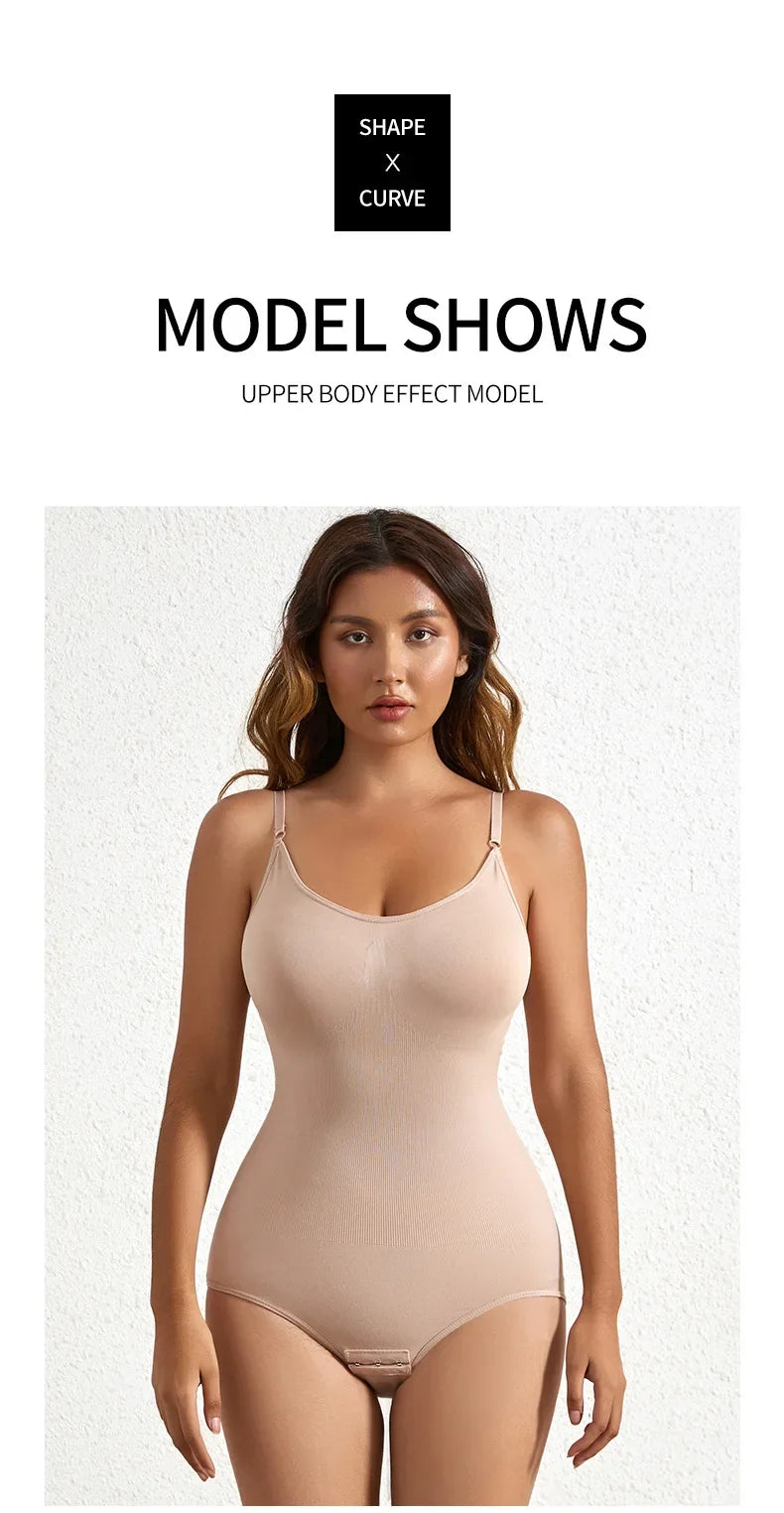 Seamless Shapewear Bodysuit – Tummy Control & Butt Lifting Body Shaper