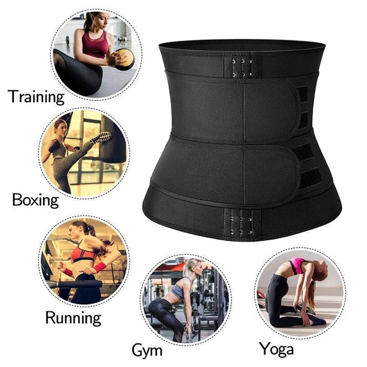 Men’s & Women’s Waist Trainer – Sweat Wrap for Belly Fat, Core & Back Support