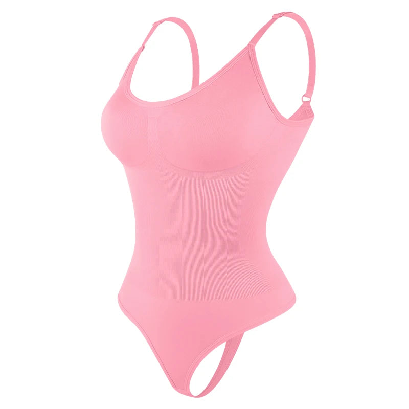 Full Body Sculpting Shaper – Seamless Thong Bodysuit with Slimming Support
