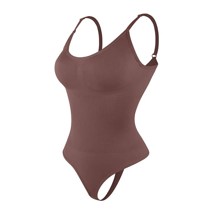 Full Body Sculpting Shaper – Seamless Thong Bodysuit with Slimming Support