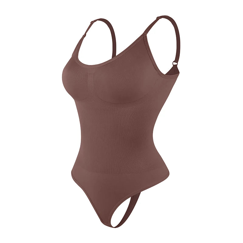 Full Body Sculpting Shaper – Seamless Thong Bodysuit with Slimming Support