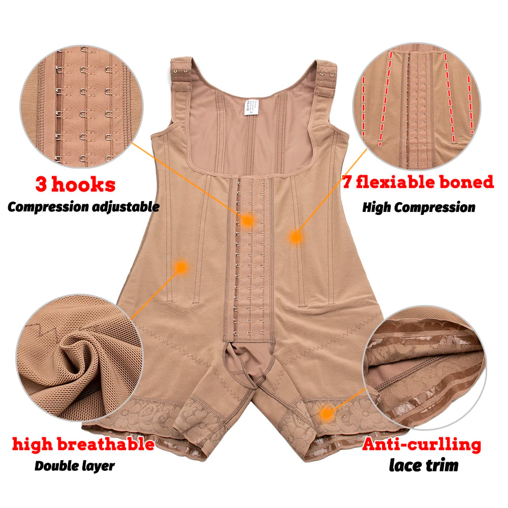 Fajas Colombianas Stage 2 – Post Lipo & BBL Shapewear with Tummy Control