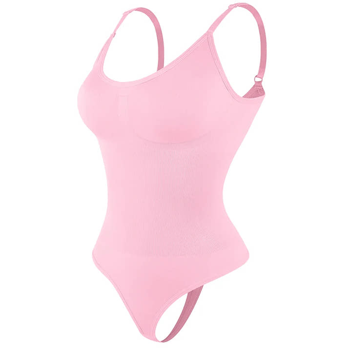 Full Body Sculpting Shaper – Seamless Thong Bodysuit with Slimming Support