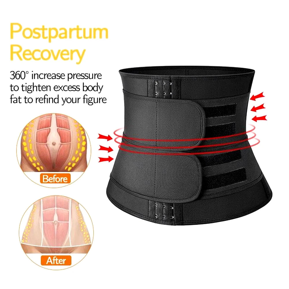Men’s & Women’s Waist Trainer – Sweat Wrap for Belly Fat, Core & Back Support