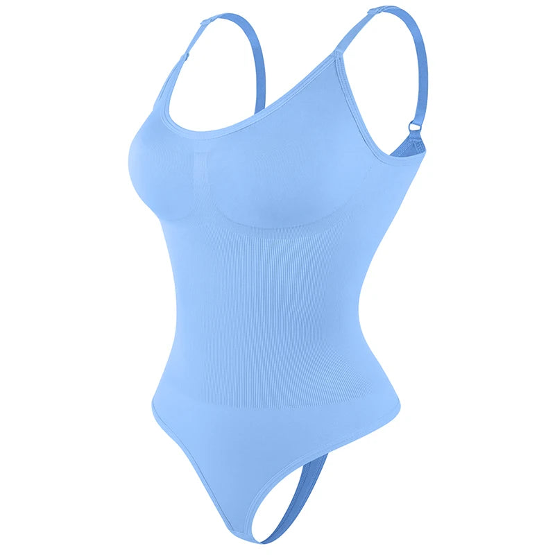 Full Body Sculpting Shaper – Seamless Thong Bodysuit with Slimming Support