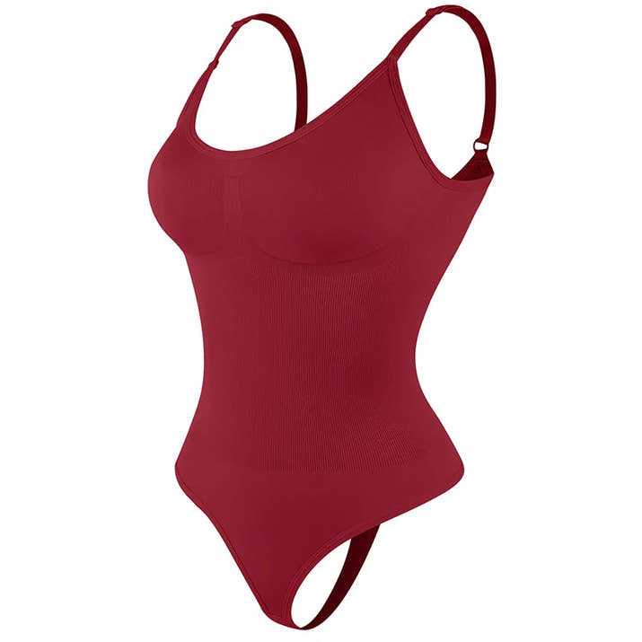 Full Body Sculpting Shaper – Seamless Thong Bodysuit with Slimming Support