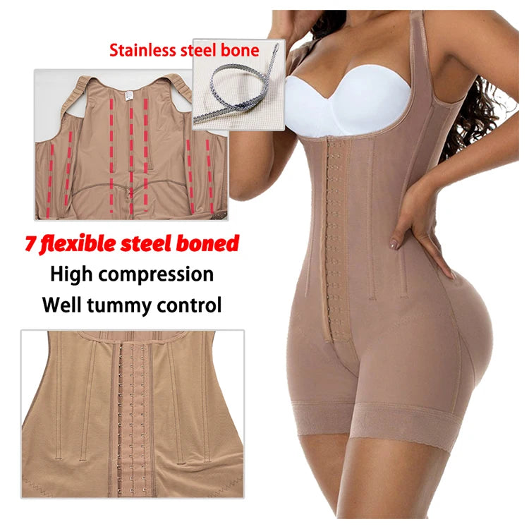 Fajas Colombianas Stage 2 – Post Lipo & BBL Shapewear with Tummy Control