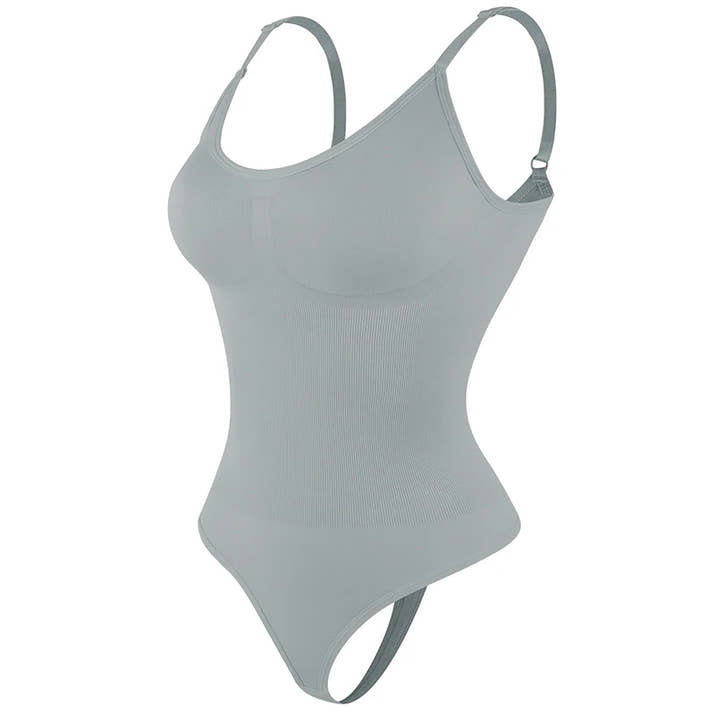 Full Body Sculpting Shaper – Seamless Thong Bodysuit with Slimming Support