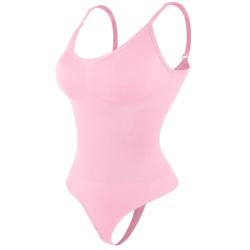 Full Body Sculpting Shaper – Seamless Thong Bodysuit with Slimming Support
