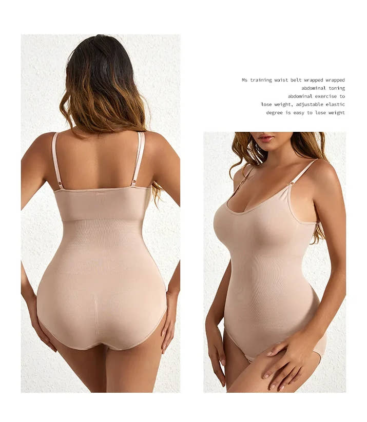 Seamless Shapewear Bodysuit – Tummy Control & Butt Lifting Body Shaper