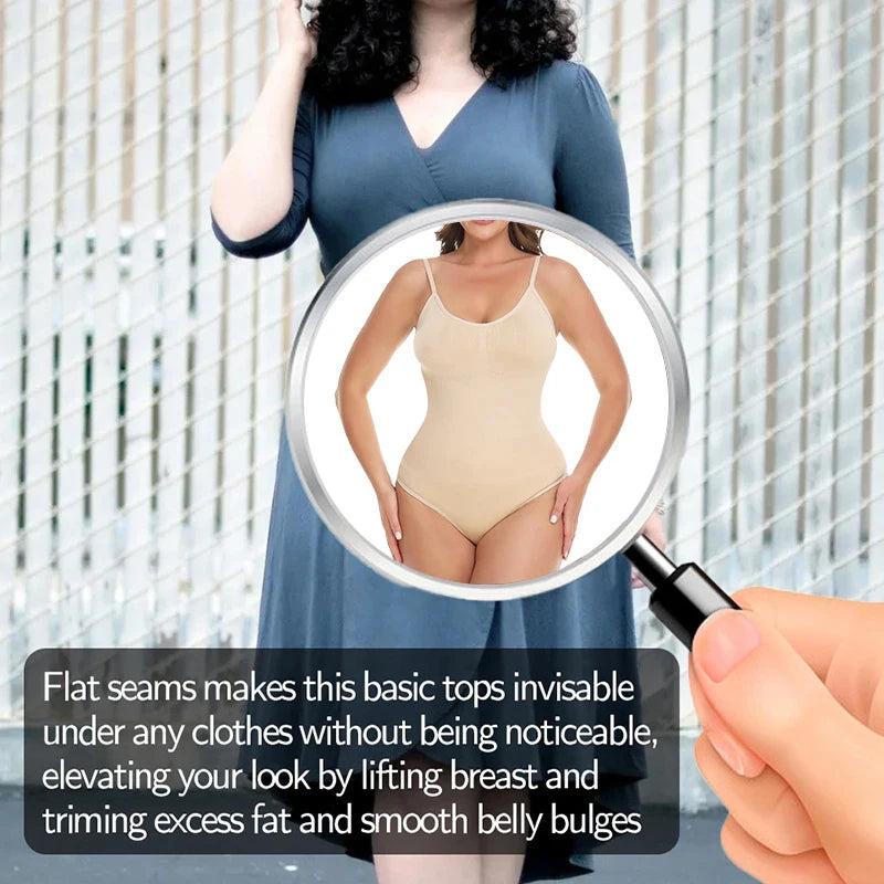 Full Body Sculpting Shaper – Seamless Thong Bodysuit with Slimming Support