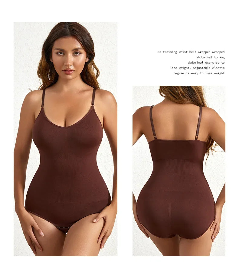 Seamless Shapewear Bodysuit – Tummy Control & Butt Lifting Body Shaper