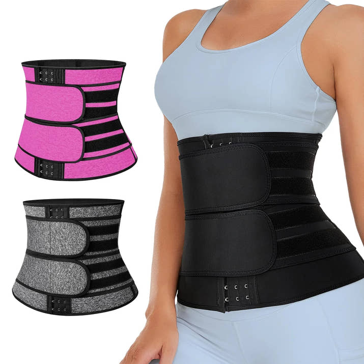 Men’s & Women’s Waist Trainer – Sweat Wrap for Belly Fat, Core & Back Support