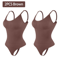 Full Body Sculpting Shaper – Seamless Thong Bodysuit with Slimming Support