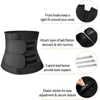 Men’s & Women’s Waist Trainer – Sweat Wrap for Belly Fat, Core & Back Support