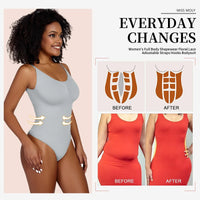 Full Body Sculpting Shaper – Seamless Thong Bodysuit with Slimming Support