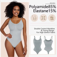 Full Body Sculpting Shaper – Seamless Thong Bodysuit with Slimming Support