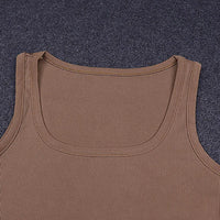 Sleeveless Knit Bodycon Bodysuit – Off-Shoulder Halter Top for Women’s Summer Streetwear & Club Outfits