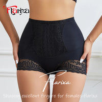 Flarixa Tummy Control Shapewear Shorts – High-Waist Lace Slimming Panties for Women