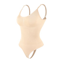 Full Body Sculpting Shaper – Seamless Thong Bodysuit with Slimming Support