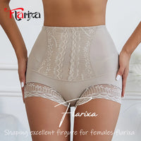 Flarixa Tummy Control Shapewear Shorts – High-Waist Lace Slimming Panties for Women